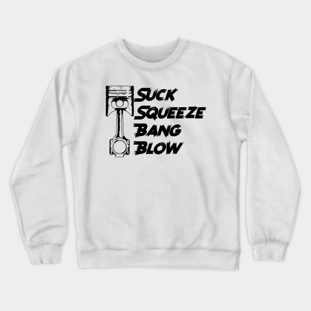 Suck Squeeze Bang Blow Crewneck Sweatshirt by Sloop